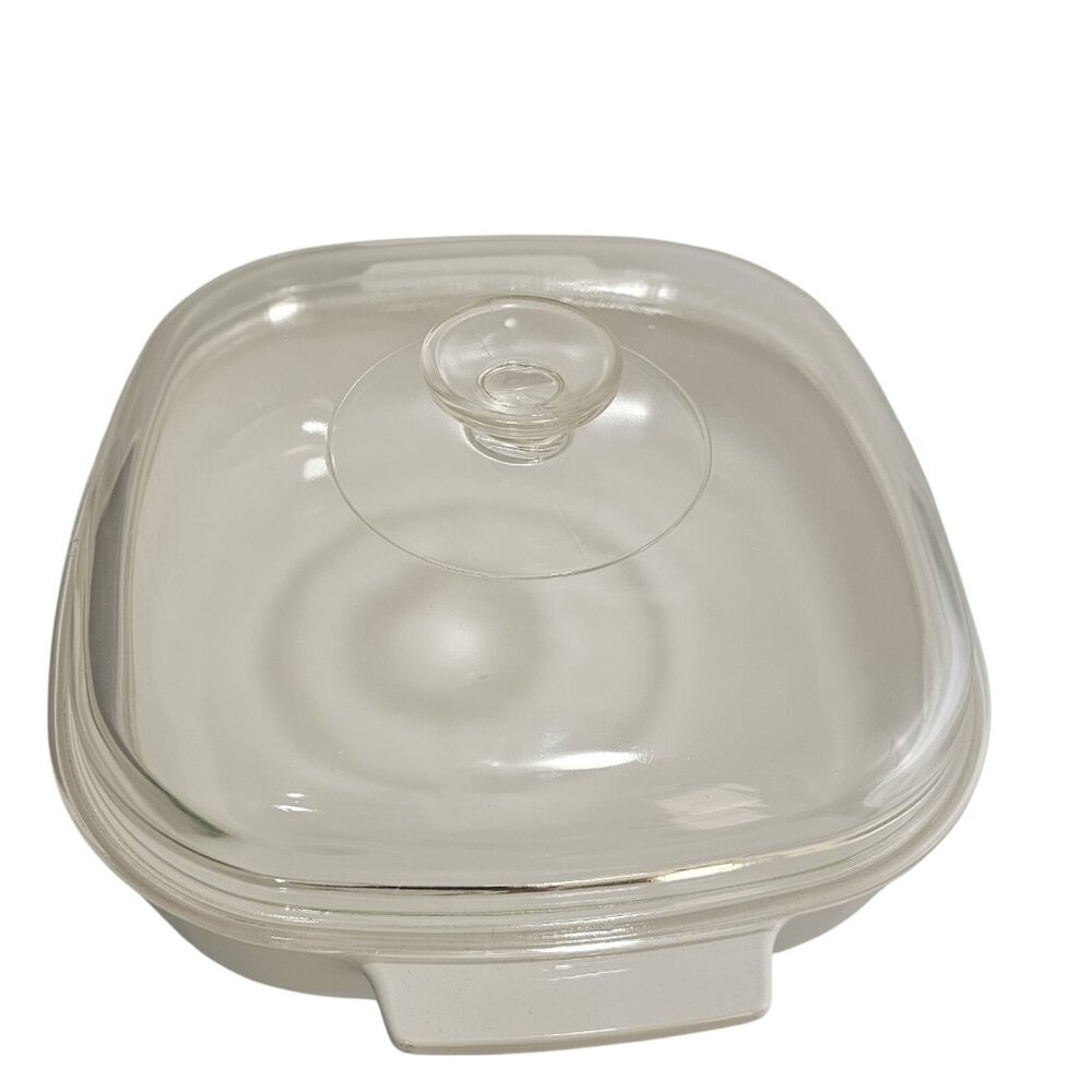 Corningware Wildflower Casserole Dish Lid 10" orange floral vtg 2.5qt bakeware - Picture 3 of 7